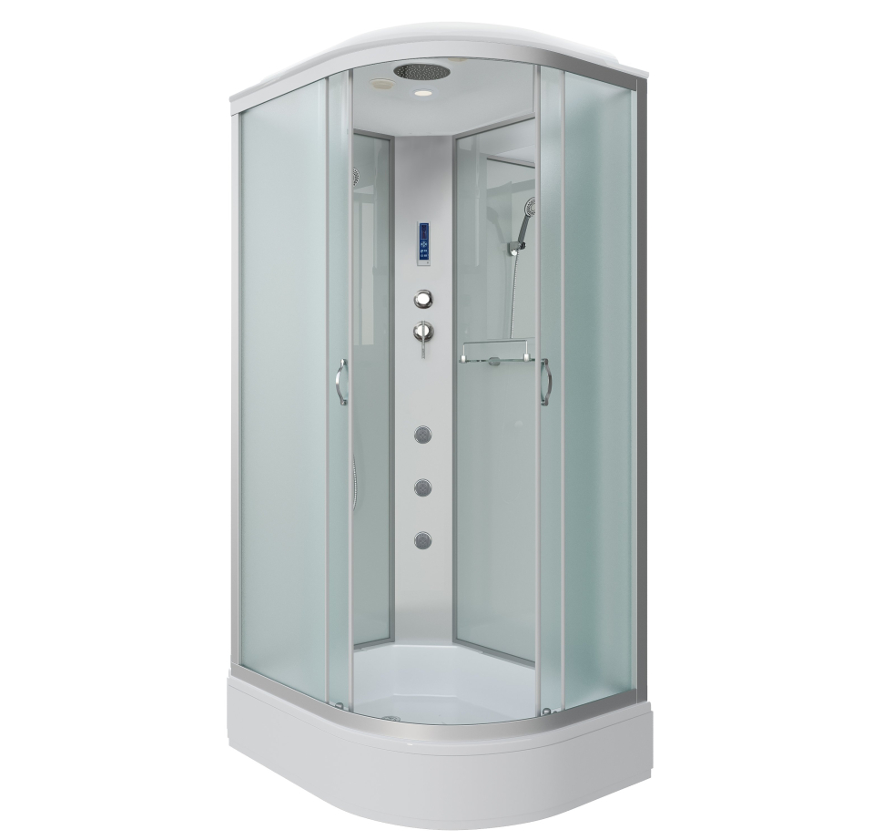 Душевая кабина Niagara NG-33084-14LF (1000х800х2150) средний поддон (26см) стекло МАТОВОЕ — изображение 2