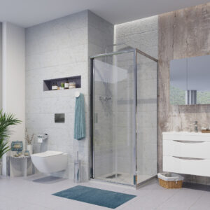Душевое ограждение Niagara NG-62-9A-A90 (90*90*195) квадрат, дверь раздвижнаяа