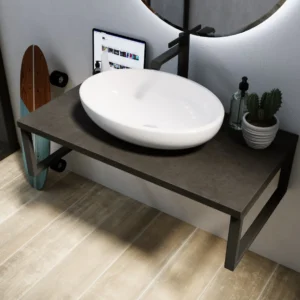 Столешница GRUNGE LOFT 80 Бетон темно-серый