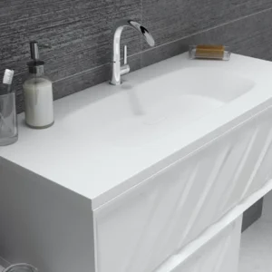 Тумба Glace 100П 1 в.я. White (верх)