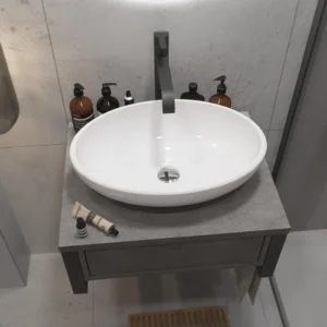 Тумба GRUNGE LOFT 60П 1в.я Бетон темно-серый