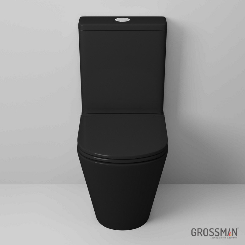Унитаз напольный Grossman GR-4450BMS черный матовый — изображение 5