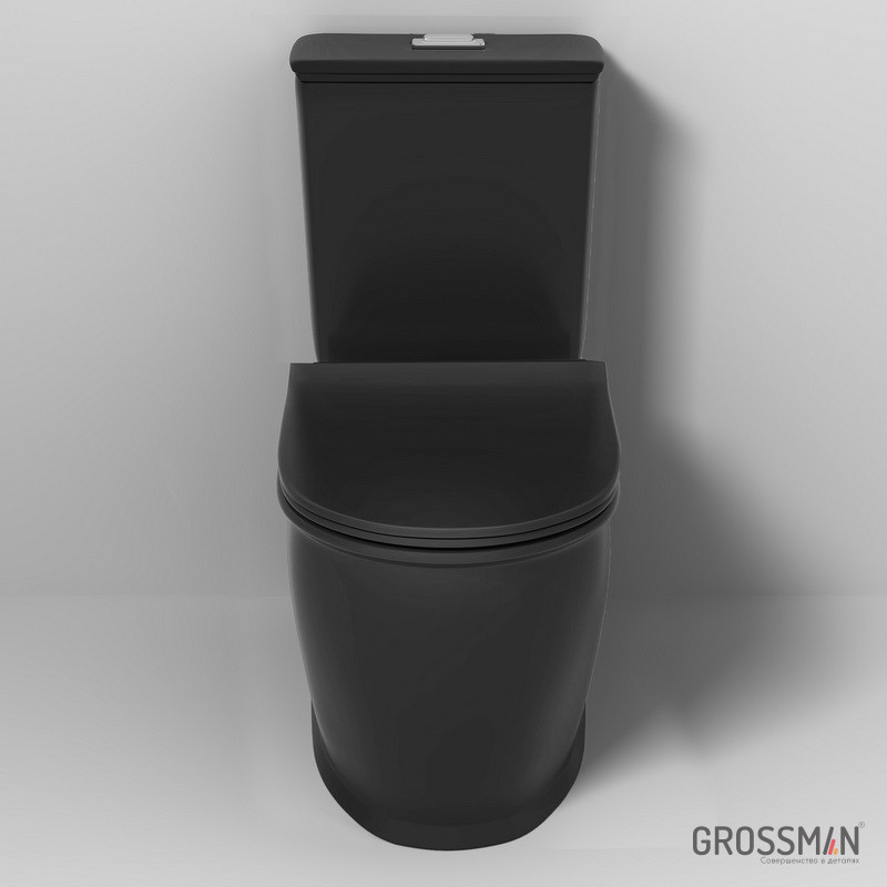 Унитаз напольный Grossman GR-4492BMS черный матовый — изображение 5