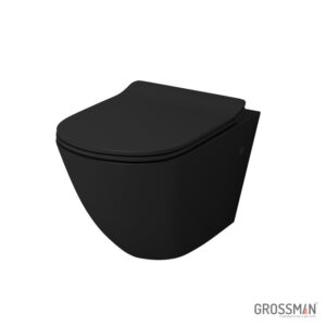 Унитаз подвесной Grossman GR-4411BS черный