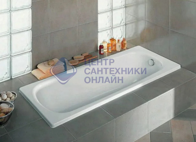 Ванна чугунная Jacob Delafon SOISSONS 160x70 без антискользящего покрытия, без отверстий для ручек, без ножек, белая (E2931-00) — изображение 2