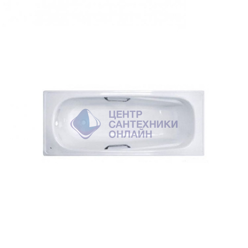 Ванна стальная BLB UNIVERSAL HG 170х75, белая, с отверстиями для ручек