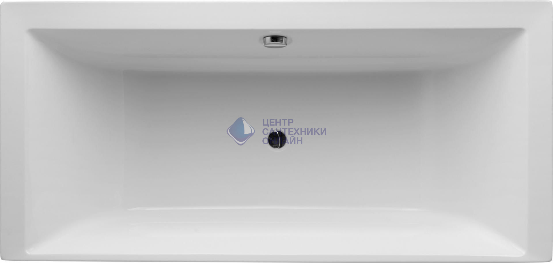 Ванна акриловая Jacob Delafon Evok 180x80 прямоугольная, белая (E60269RU-00)