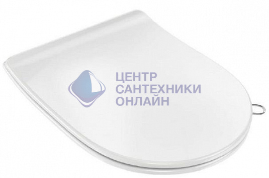 Сиденье для унитаза Jacob Delafon Odeon Rive Gauche с микролифтом, белый (E24889-00)