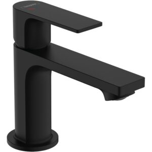 Смеситель для раковины Hansgrohe Rebris E керамический картридж, черный матовый (72554670)