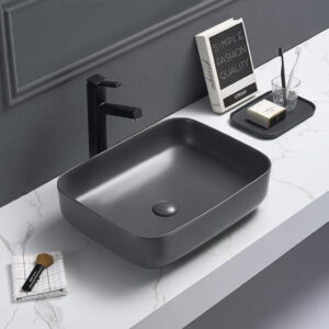 Раковина-чаша 50 см Comforty T-Y9378MDH графит матовая