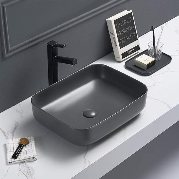Раковина-чаша 50 см Comforty T-Y9378MDH графит матовая