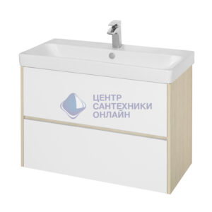 Тумба под раковину AQUATON Сканди 90 подвесная, дуб верона (1A251901SDB20)
