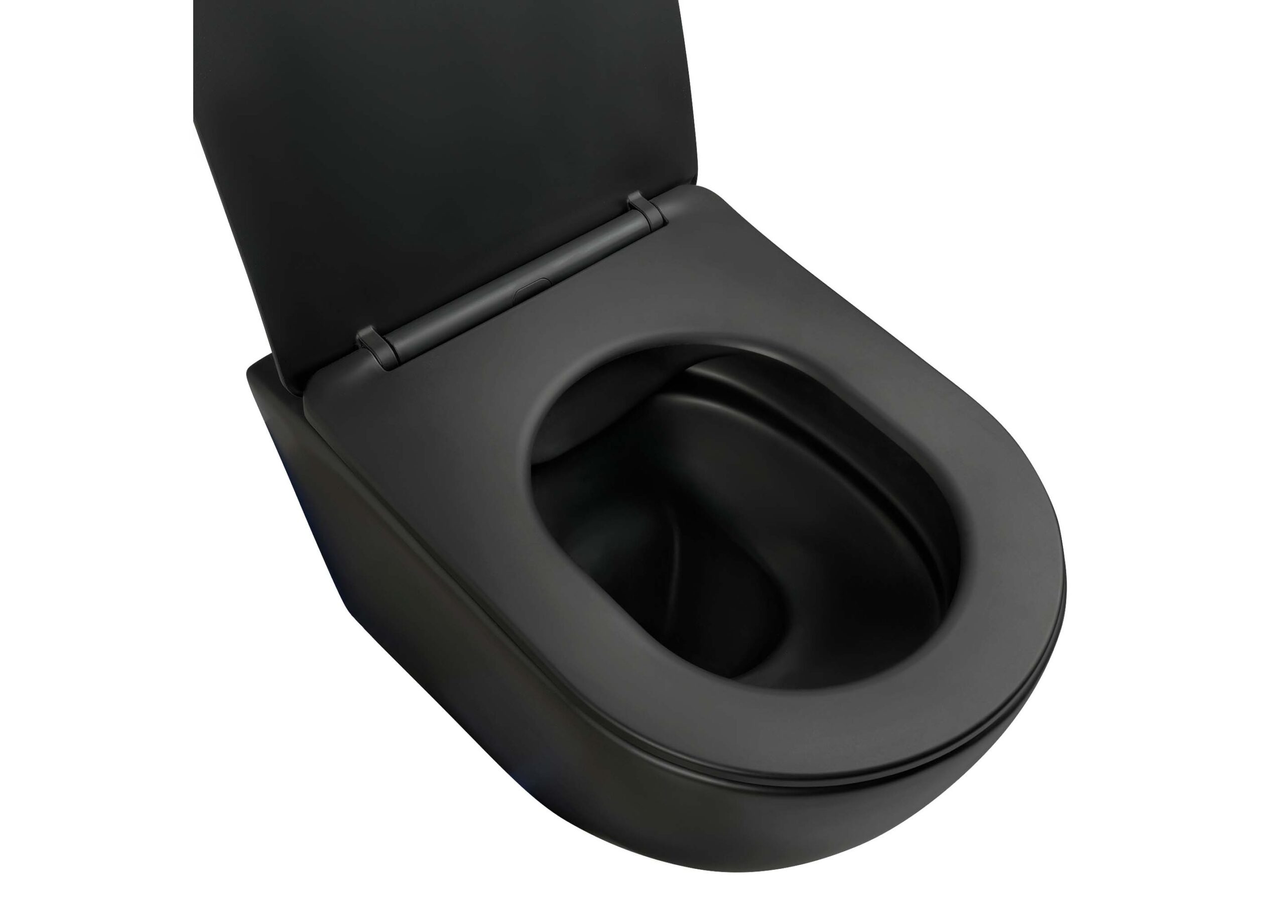 Унитаз подвесной безободковый Aquatek ЕВРОПА AQ1901-MB 525*360*320 с сиденьем Soft Close — изображение 4