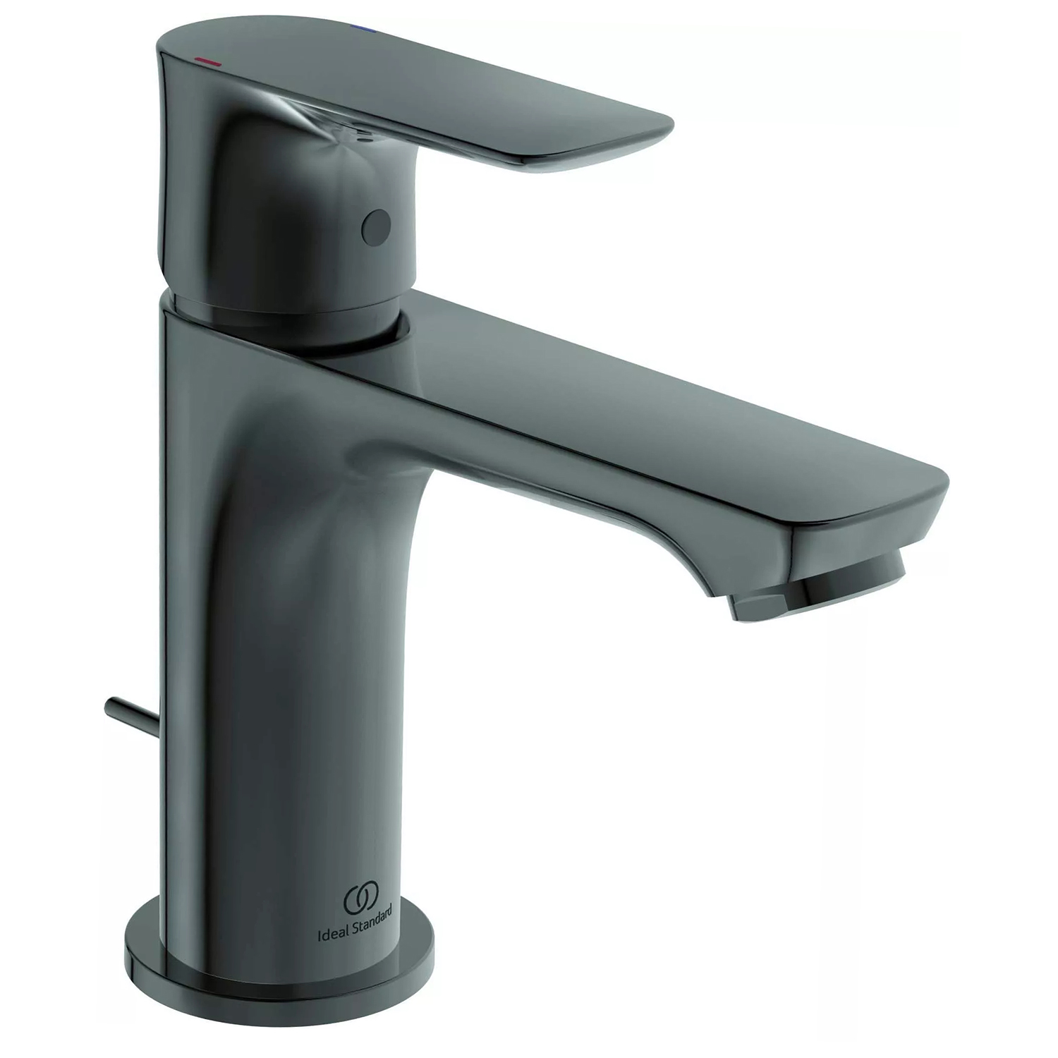Смеситель для раковины Ideal Standard Connect Air с донным клапаном, серый матовый (A7007A5)