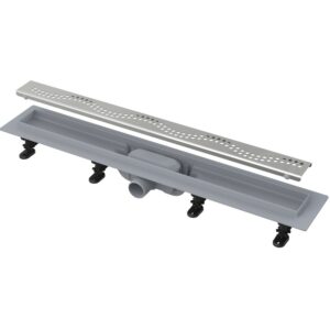Душевой лоток Alcadrain Simple с решеткой, хром (AG100101750)