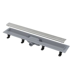 Душевой лоток Alcadrain Simple с решеткой, хром (AG100201550)