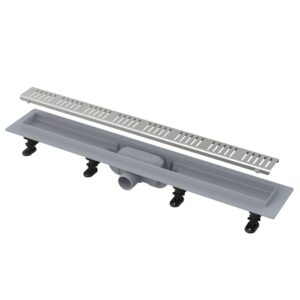 Душевой лоток Alcadrain Simple с решеткой, хром (AG100401950)