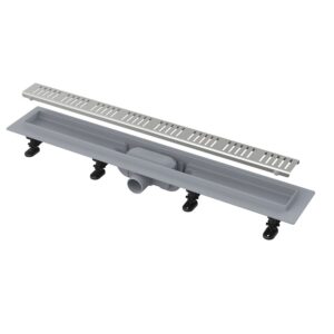 Душевой лоток Alcadrain Simple с решеткой, хром (APZ10-950M)