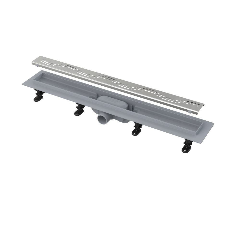 Душевой лоток Alcadrain Simple с решеткой хром (APZ8-550M)