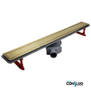 Душевой лоток Pestan Confluo Premium Line Gold 450, 45*12 см, золото (13100051)