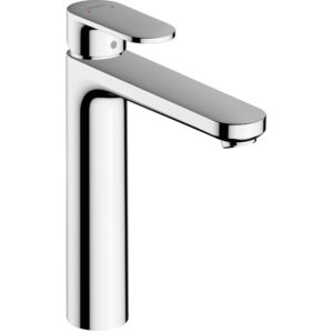 Смеситель для раковины Hansgrohe Vernis Blend со сливным гарнитуром, керамический картридж, хром (71581000)