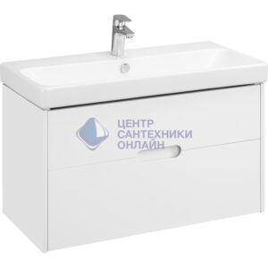 Тумба под раковину Aquaton Оливия 90 подвесная, цвет белый матовый (1A254401OL010)