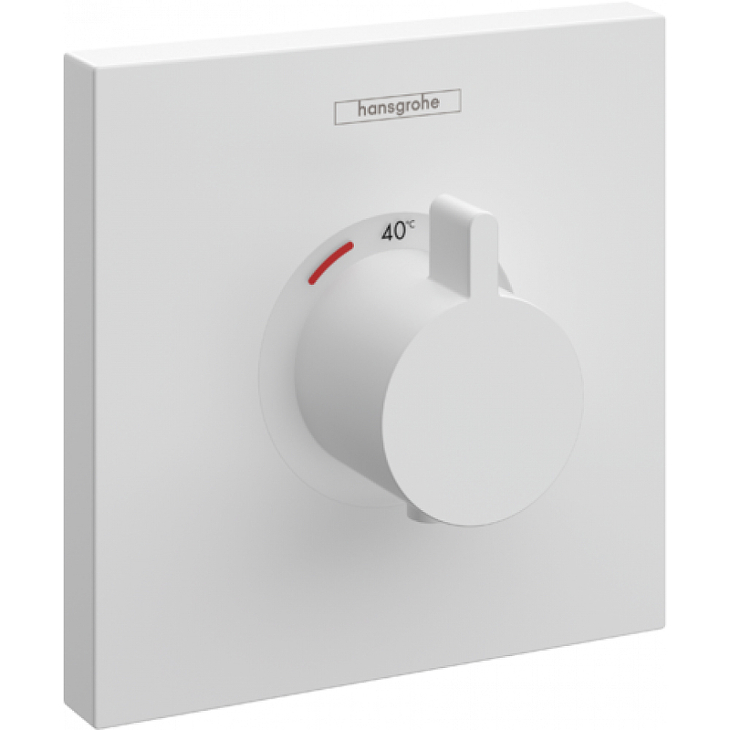 Смеситель для душа Hansgrohe ShowerSelect HighFlow с термостатом, белый матовый (15760700)