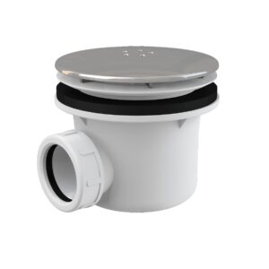 Сифон для душевого поддона Alcadrain LUX хром (A49K)