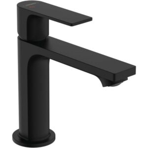 Смеситель для раковины Hansgrohe Rebris E керамический картридж, черный матовый (72560670)