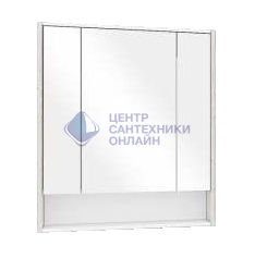 Зеркало-шкаф AQUATON РИКО 80 Белый/Ясень Фабрик (1A215302RIB90)