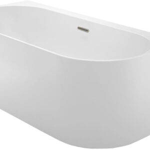 Ванна акриловая Azario BRADFORD 1700х800х580 пристенная, в комплекте с сифоном и металлической рамой (BRA17080)