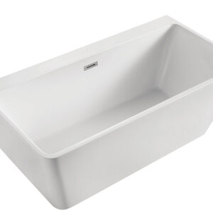 Ванна акриловая Azario OXFORD 1700х830х650, пристенная, в комплекте с сифоном и металлической рамой (OXF17083)