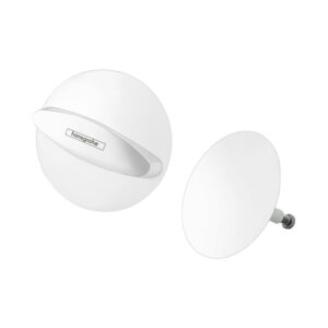Внешняя часть набора для слива и перелива Hansgrohe Flexaplus матовый белый (58185700)