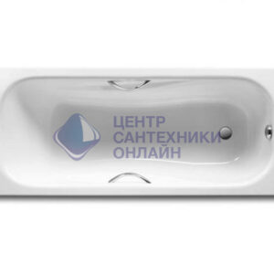 Ванна стальная Roca PRINCESS 160х75, противоскользящее покрытие